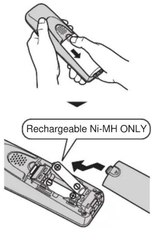 Rechargeable Ni-MH ONLY