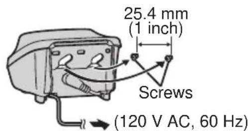 25.4 mm (1 inch) Screws (120 V AC, 60 Hz)