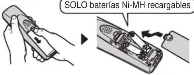 SOLO baterías Ni-MH recargables