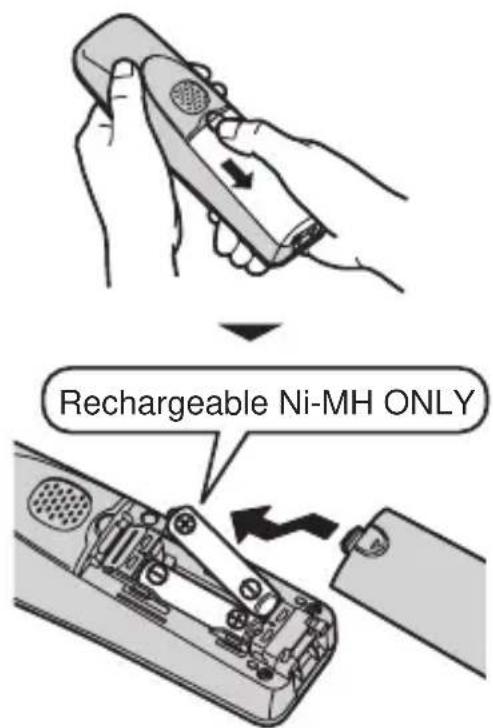 Rechargeable Ni-MH ONLY