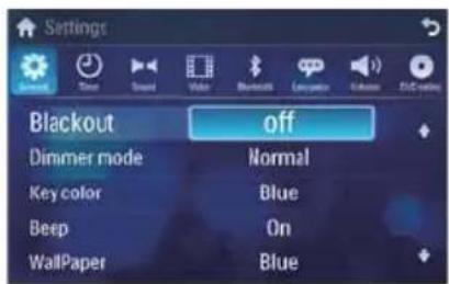 PHILIPS CID3682 - Adjust general settings - 1
