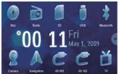 PHILIPS CID3680 - Display system setup menu - 1