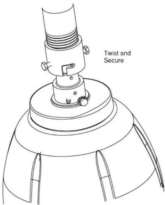 Moog Videolarm QSDWT4-70NA5 - FOR OPTIONAL PENDANT MOUNT - 2