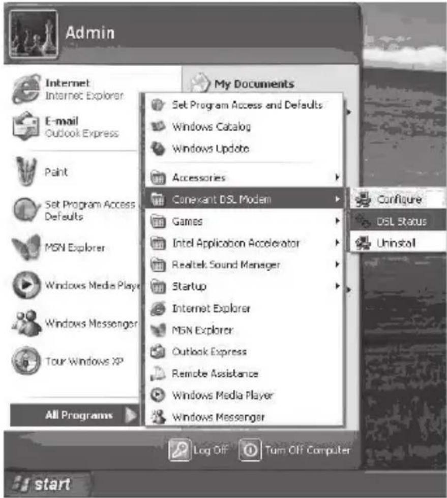 Kraun KR.MZ - Windows DSL Status Application - 1