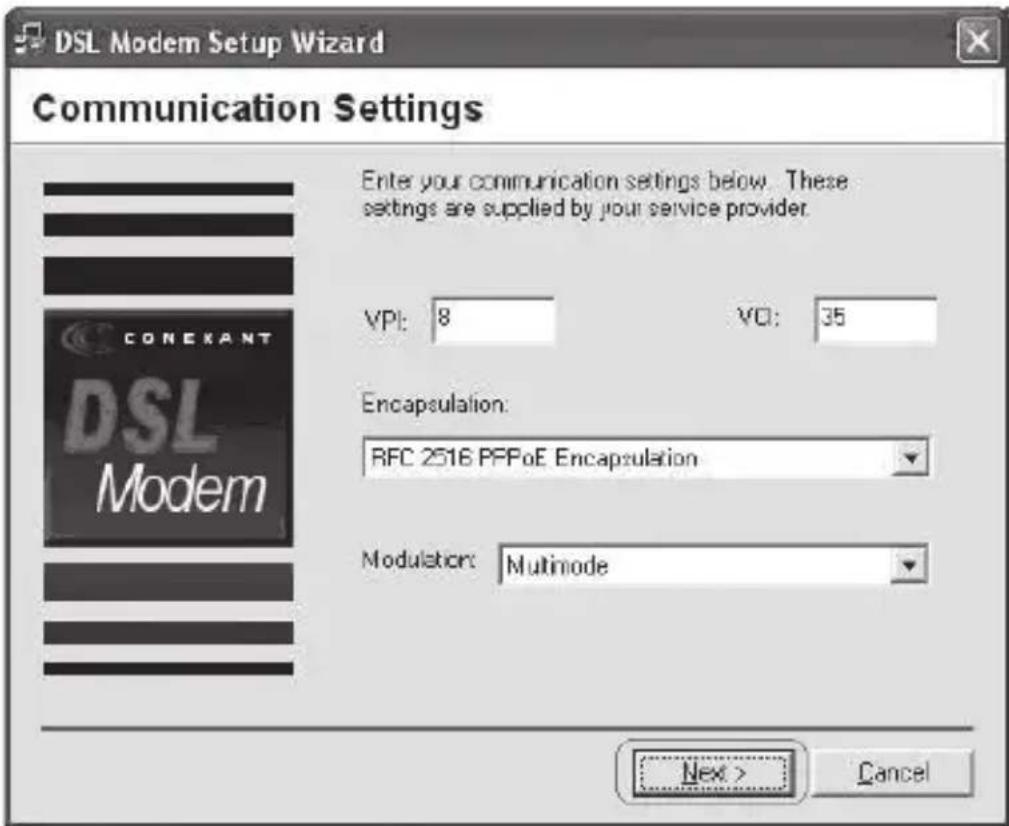 Kraun KR.MZ - Accessing Communication Settings on Windows - 2
