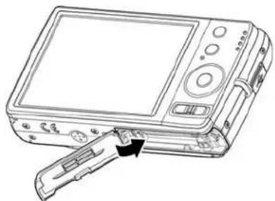PHILIPS DSC122BL - Inserting the Battery - 2