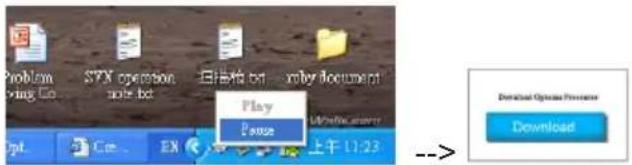 Problem ving Go SYN operation note.txt 扫描控 bot roby document Play Pause Untitled answer Opt Cue... EX 上午 11:23 Download Options Preview Download