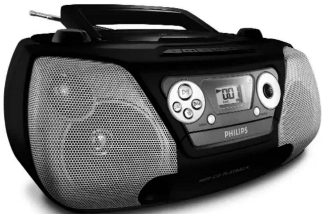 PHILIPS AZ1217 - MP3 CD Soundmachine AZ1217 - 1