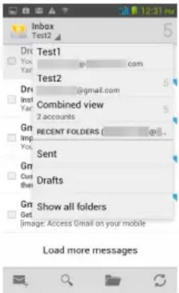 GIGABYTE Maya M1 - To select an account - 1