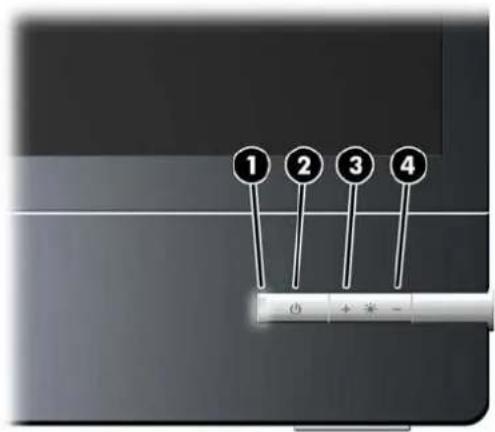 HP LM917AA LED - Front Panel Controls - 1