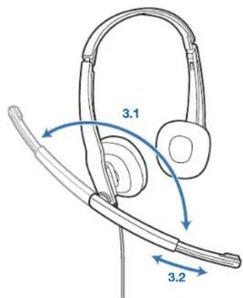 PLANTRONICS 80299-03 - Adjust the Headband - 1