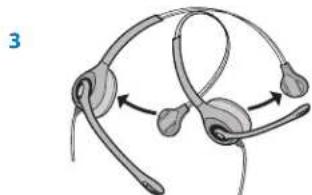 PLANTRONICS Savi Office WO300 - Adjust the Headband - 3