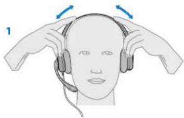 PLANTRONICS Savi Office WO300 - Adjust the Headband - 1