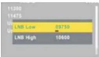 11300 11475 LNB Low 09750 LNB High 10600