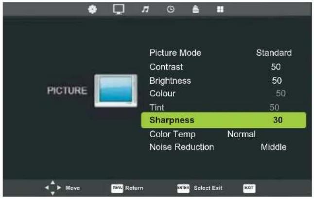 Reflexion LDD1510B - PICTURE Menu - 1