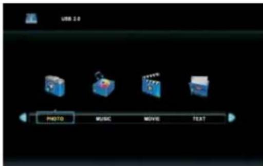 USB 2.0 PHOTO MUSIC MOVE TEXT