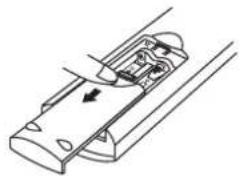 Reflexion LDD1510B - Remote Control Batteries Installation - 1