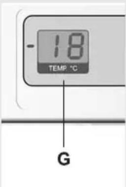 - 18 TEMP. °C G