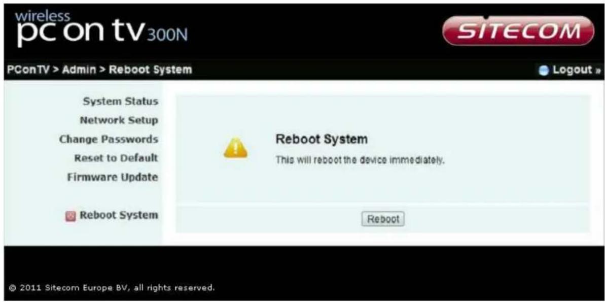SITECOM MD-300SE - Reboot system - 1