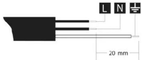 SMEG BL4S - IF THE APPLIANCE IS PROVIDED WITH A PLUGLESS SUPPLY CORD: - 3