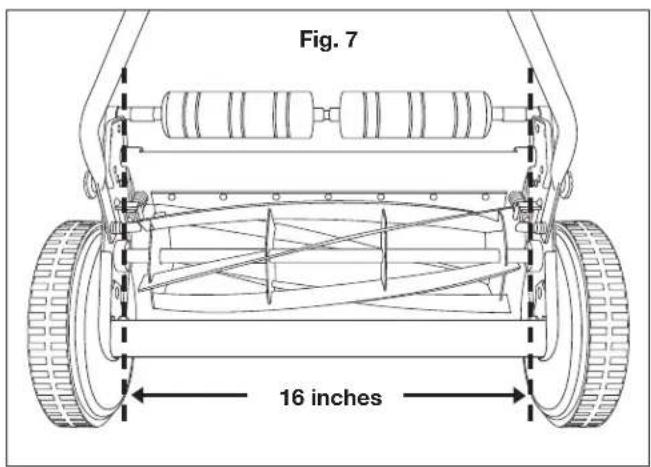 Snow Joe Sun MJ500M - Align Cutting Path Indication Arrow With Previously Cut Path (Fig. 7) - 1