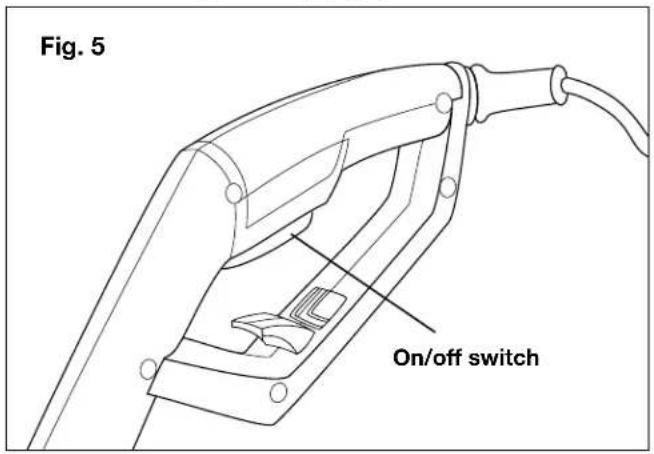 Snow Joe TRJ609E - On/off switch - 1
