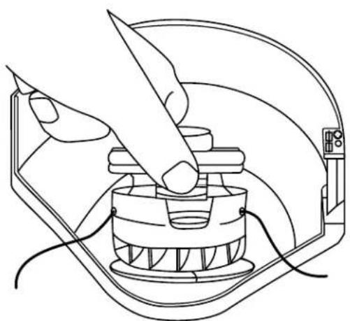 Snow Joe TRJ609E - Replacing the spool - 3