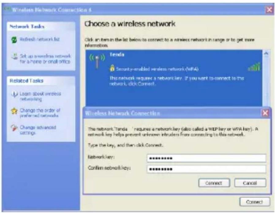 Tenda W900U - Connect to a Wireless Network --Windows® XP - 3