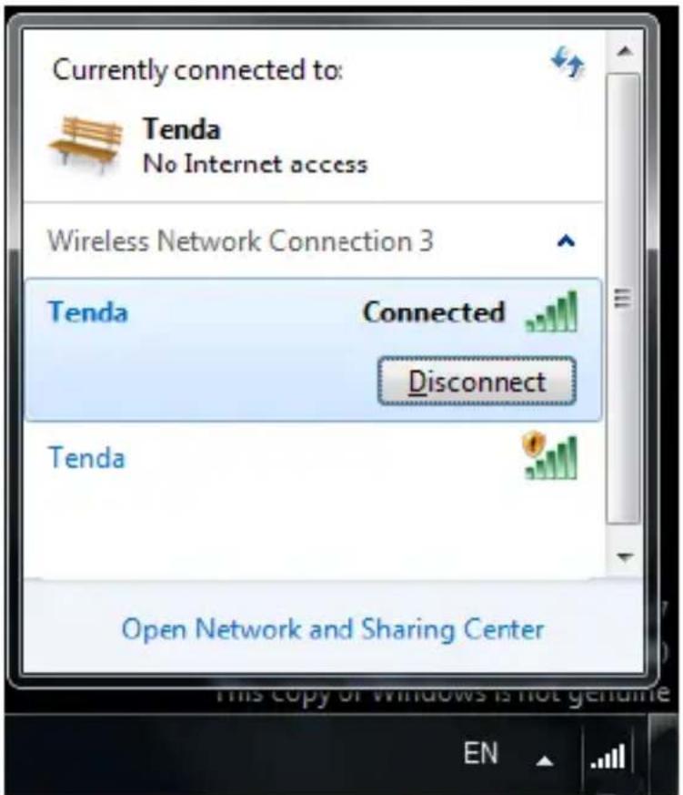 Tenda W900U - Connect to a Wireless Network --Windows® 7 - 3