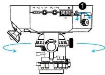 Diagram of a mechanical device with labeled components and directional arrows indicating motion or flow