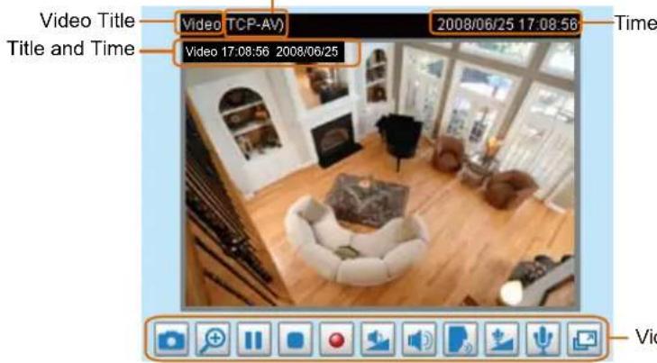 Video Title Title and Time Video TCP-AV) 2008/06/25 17:08:56 Time Video 17:08:56 2008/06/25 Video