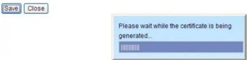 Save Close Please wait while the certificate is being generated...