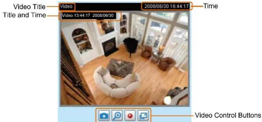 Video Title Title and Time Video 13:44:17 2008/06/30 2008/06/30 16:44:17 Time Video Control Buttons