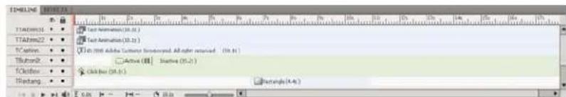 ADOBE Captivate 5.5 (Mac) - Timeline - 1