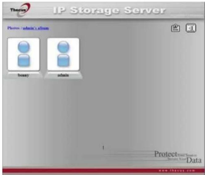 Thecus IP Storage Server Photo: admin's album boxay admin Protect Time Server Simate Your Data www.thcus.com
