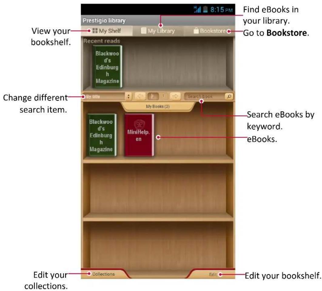 PRESTIGIO MultiPhone 7500 - Your eReader at a glance - 1