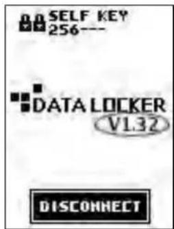 SELF KEY 256--- DATA LOCKER V1.32 DISCONNECT