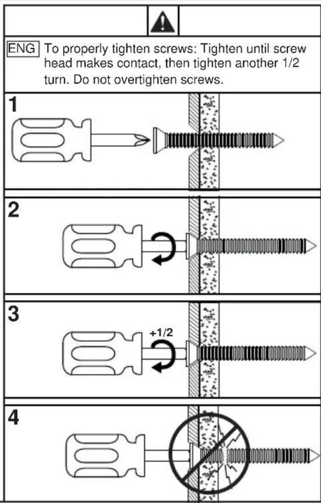 Peerless-AV DS-MBY947L-2X1 - WARNING - 5