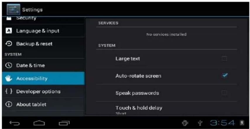 NEVIR NVR-TAB7 S5 - Accesibilidad. - 1