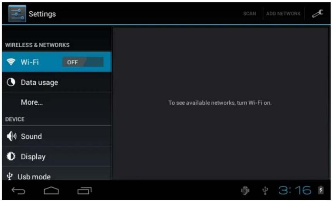 NEVIR NVR-TAB7 S5 - Setting - 1