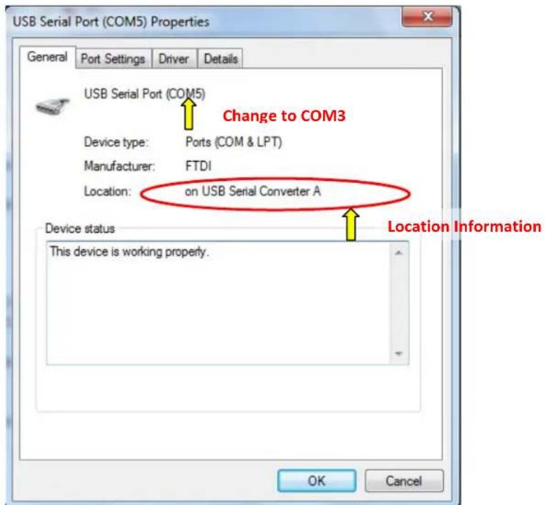 ELO E443709 - • Instructions to reassign the USB Serial Port - 5