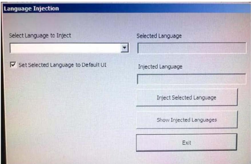 ELO E443709 - Injecting the Languages (For Windows 7 OS OS Only) - 2