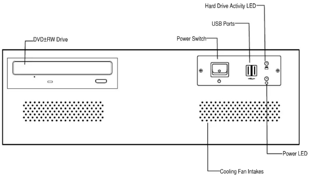 TOSHIBA IPS8-500G - FRONT PANEL CONTROLS AND LEDS - 1