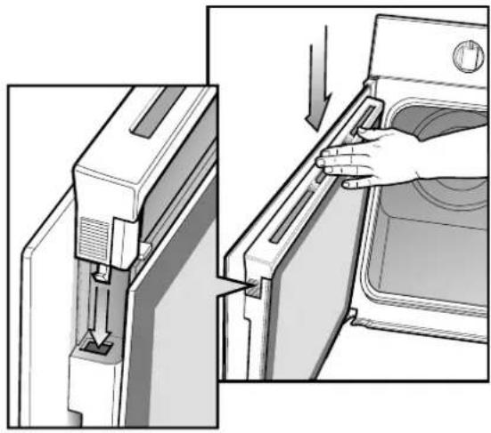 WESTINGHOUSE PORS663L/R - Replacing top door trim - 1