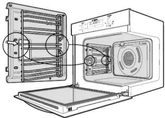 WESTINGHOUSE PORS663L/R - Removing the trays and shelves from your appliance - 1