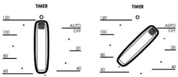 TIMER 120 100 80 60 AUTO OFF 20 40 TIMER 120 100 80 60 AUTO OFF 20 40