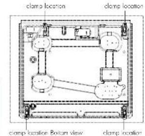 clamp location clamp location clamp location: Boltan view clamp location