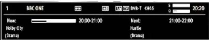 Finlux 26H6030-D - On-Screen Information - 1