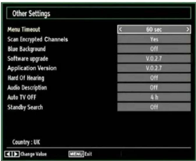 Finlux 26H6030-D - Configuring Other Settings - 1