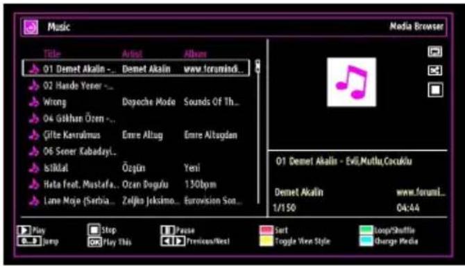 Finlux 26H6030-D - Playing Music via USB - 1